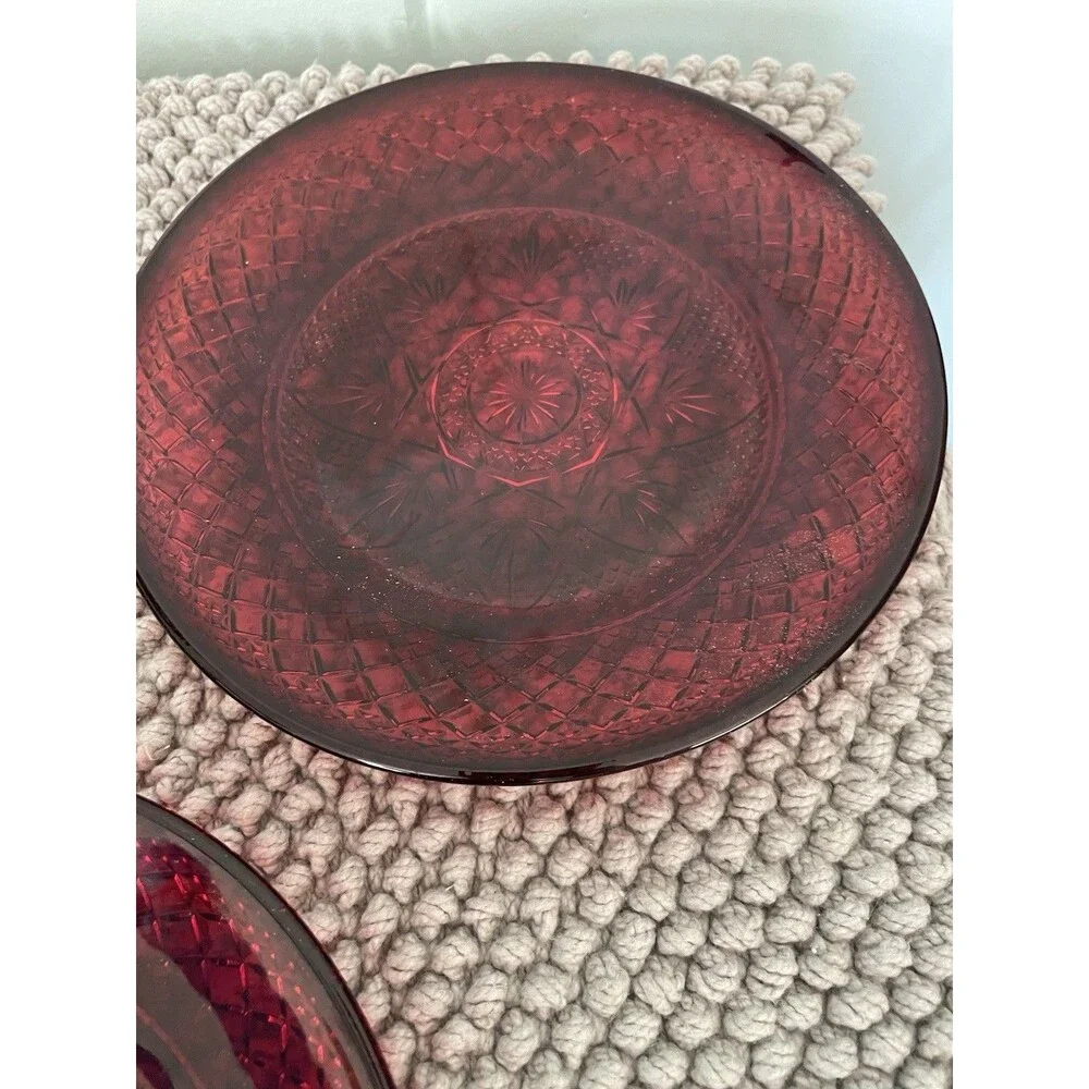 Cristal D'Arques Durand Luminarc Red Glass 8